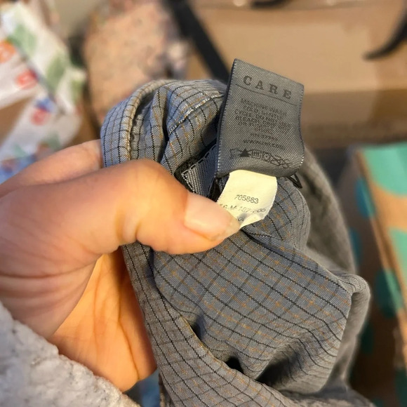 REI Men’s Gray Casual Button Down Shirt Short Sleeve - Picture 4 of 5